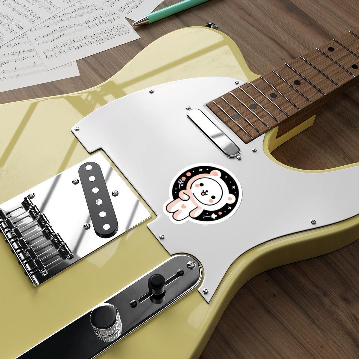 Adorable Cartoon Bear Sticker | Cute Laptop & Journal Decal | Buy Online from The Home Crafters