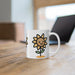 Hand - Drawn Sunflower Ceramic Mug | 11 oz Bright Gift | Buy Online from The Home Crafters