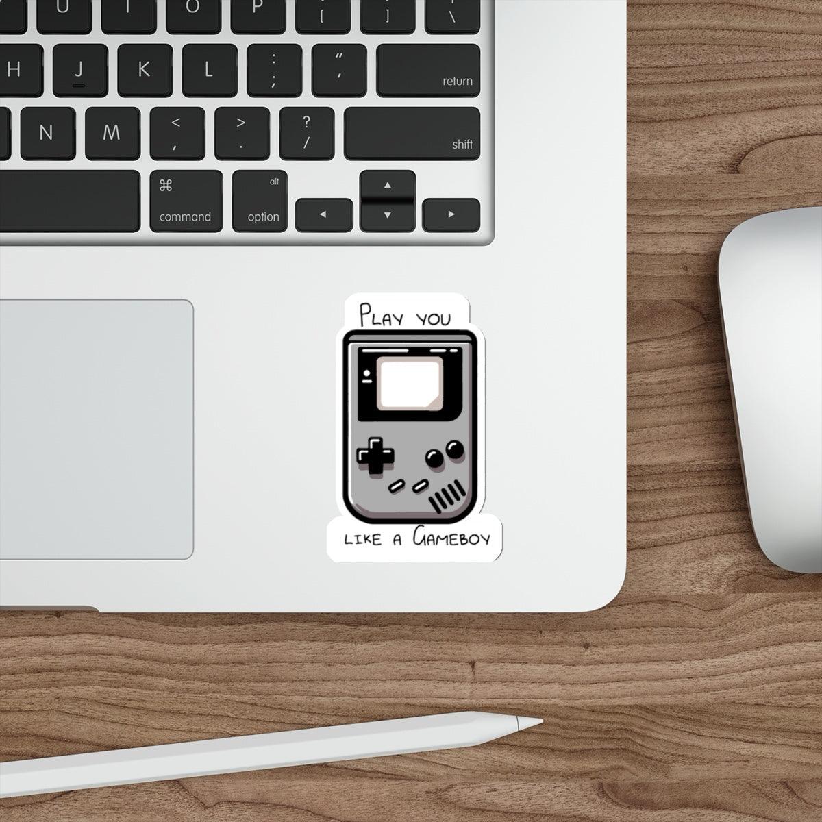 Play You Like a Gameboy Sticker – Retro Gamer Decal | Buy Online from The Home Crafters