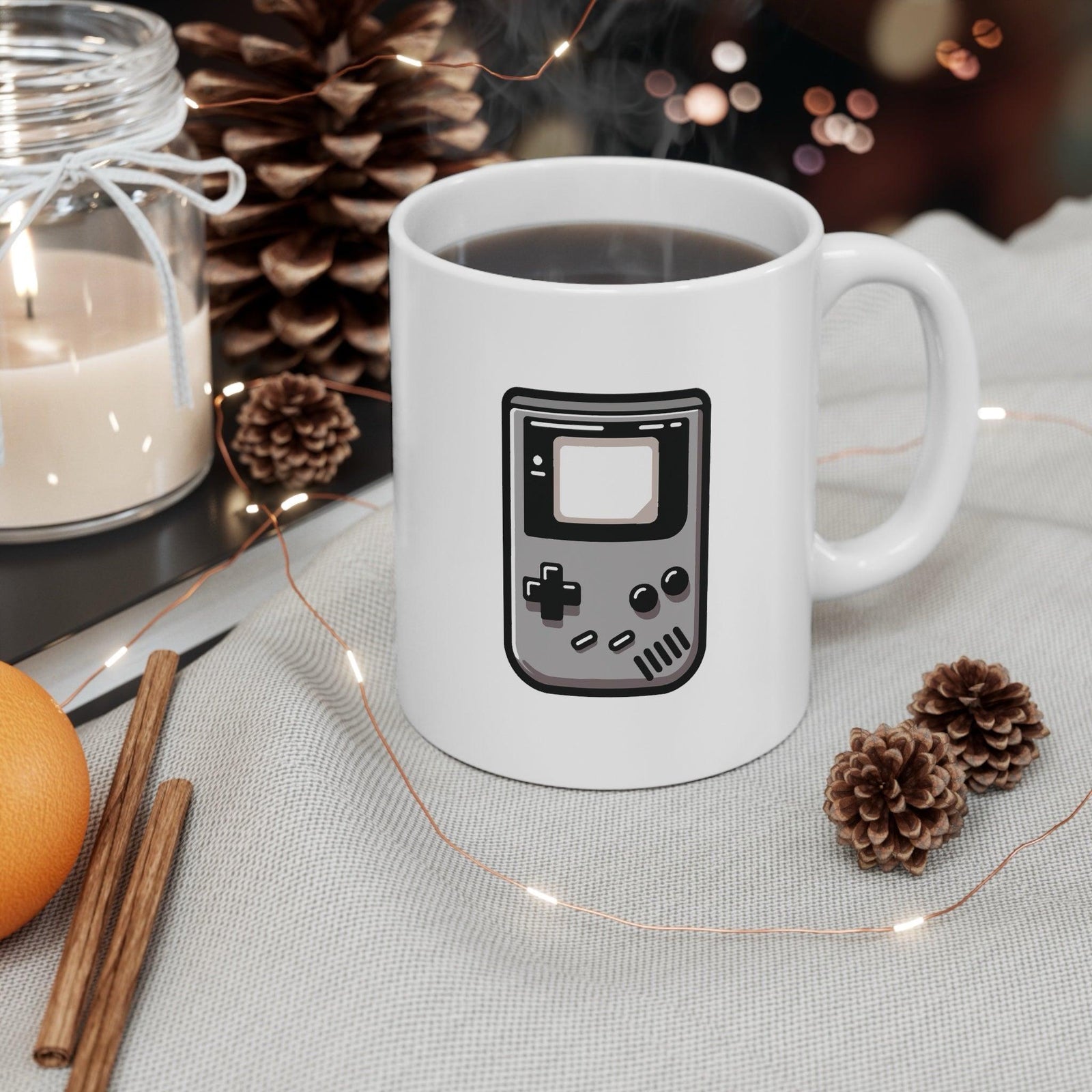 Cartoon Gameboy Retro Mug | 11 oz Nostalgia Gift | Buy Online from The Home Crafters
