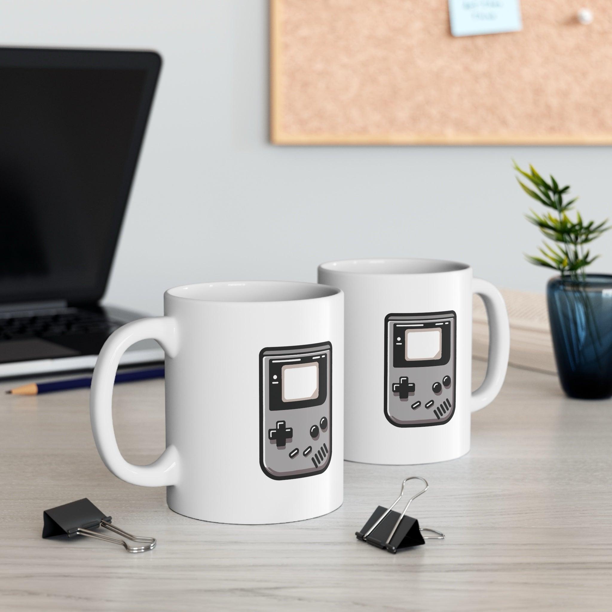 Cartoon Gameboy Retro Mug | 11 oz Nostalgia Gift | Buy Online from The Home Crafters