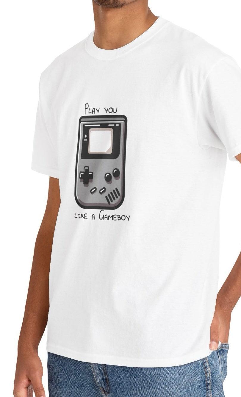 Play You Like a Gameboy T-Shirt | Retro Gamer Pun Tee | Buy Online from The Home Crafters
