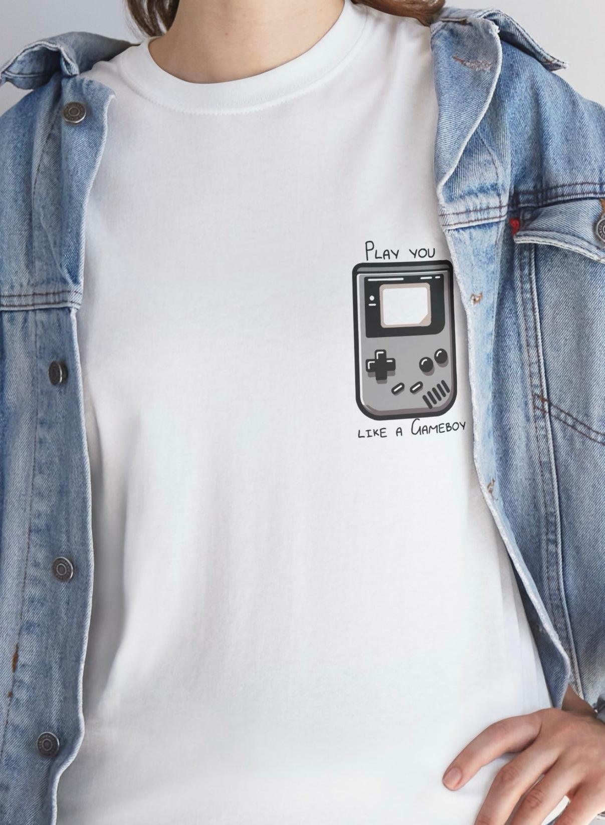 Play You Like a Gameboy T-Shirt | Retro Gamer Pun Tee | Buy Online from The Home Crafters
