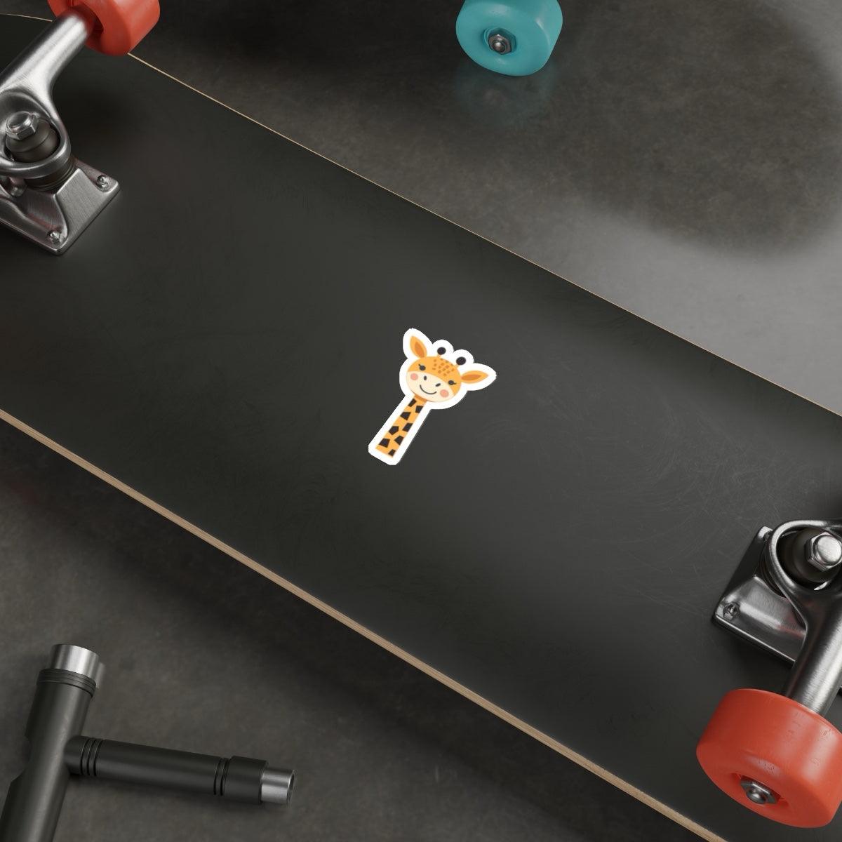 Playful Giraffe Sticker – Cute Animal Vinyl Decal | Buy Online from The Home Crafters