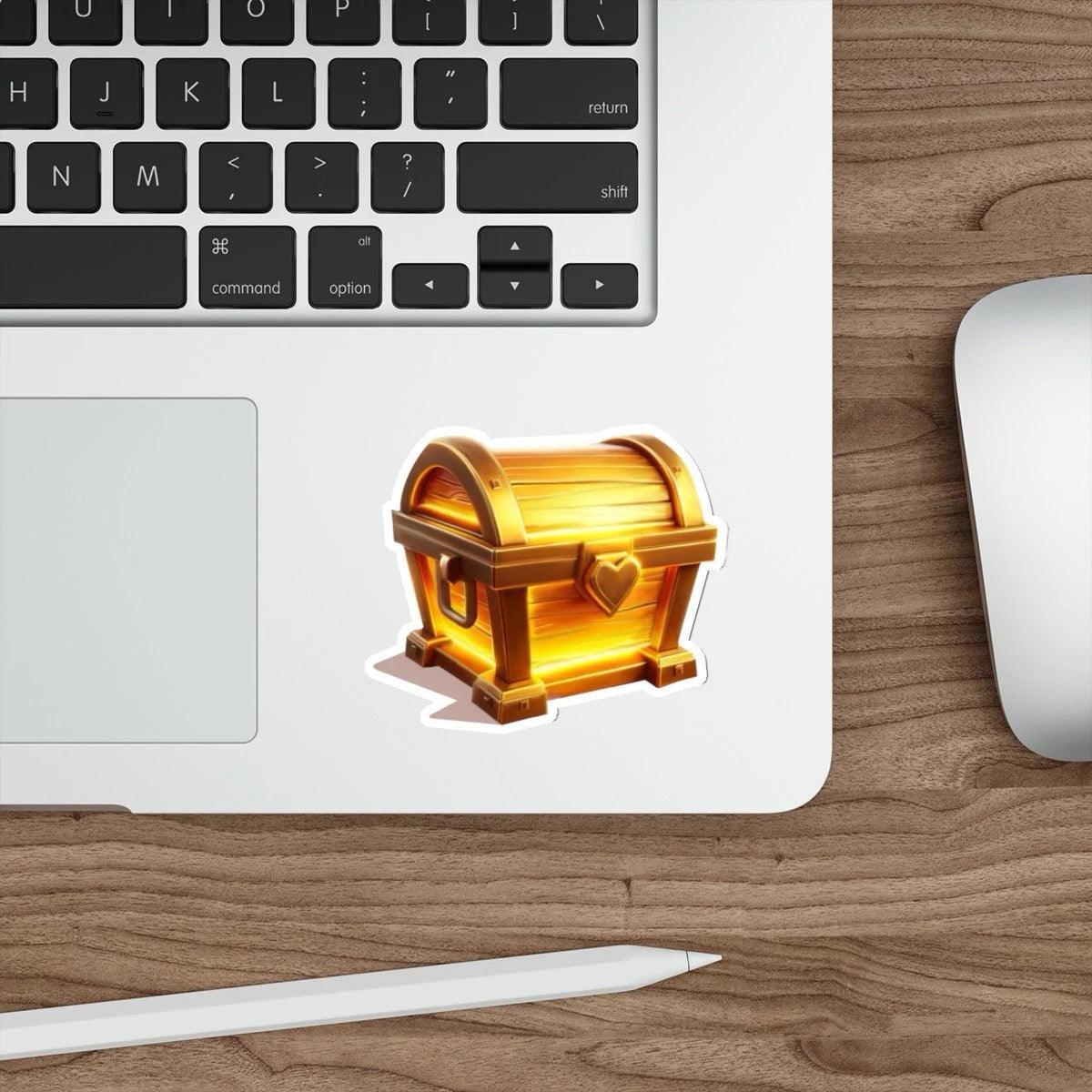 Mystical Treasure Chest Sticker | Adventure Fantasy Vinyl | Buy Online from The Home Crafters