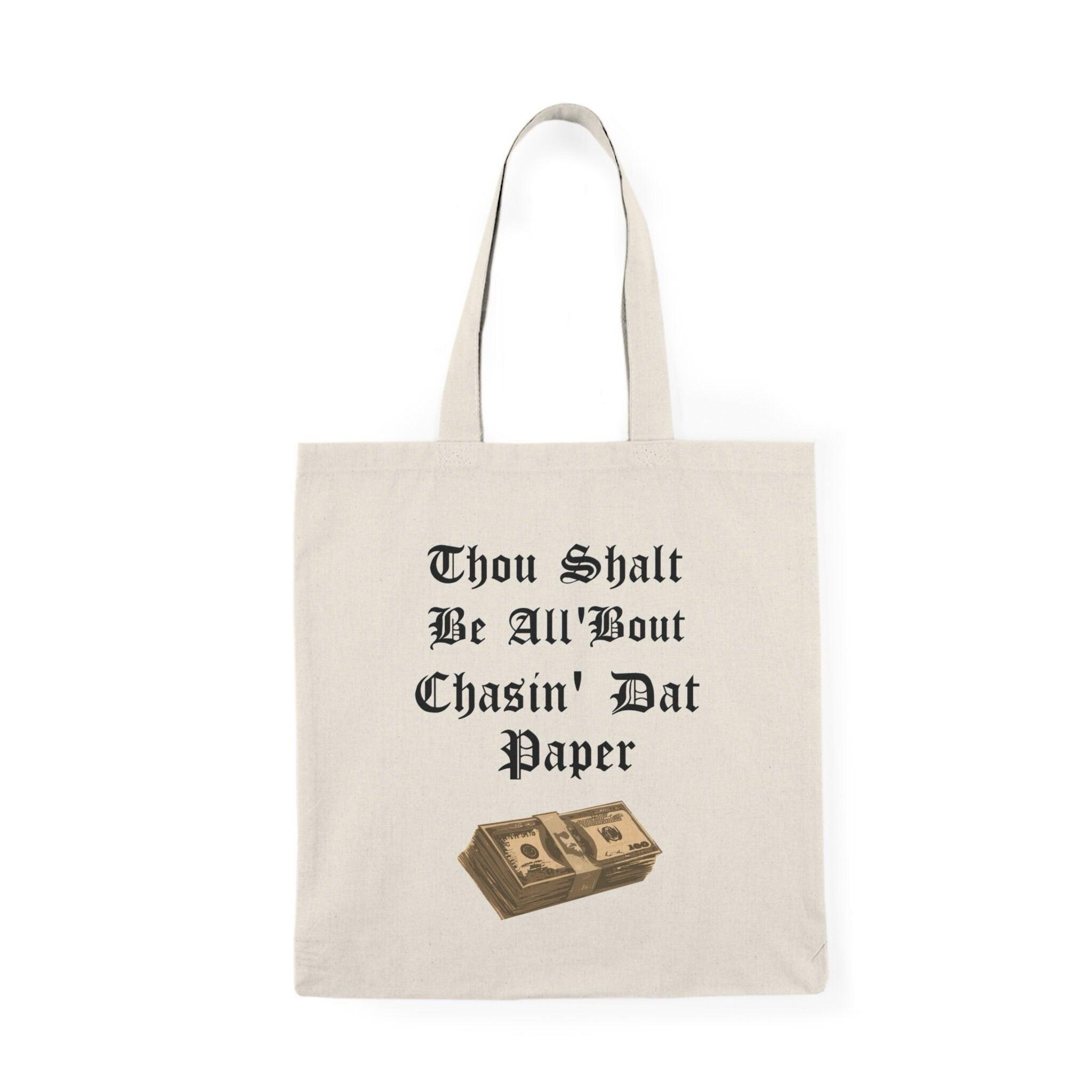 Medieval Hustle Tote – Thou Shalt Be All 'Bout That Paper | Buy Online from The Home Crafters