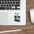 Panda on a Treadmill Sticker – Motivational Vinyl Decal | Buy Online from The Home Crafters