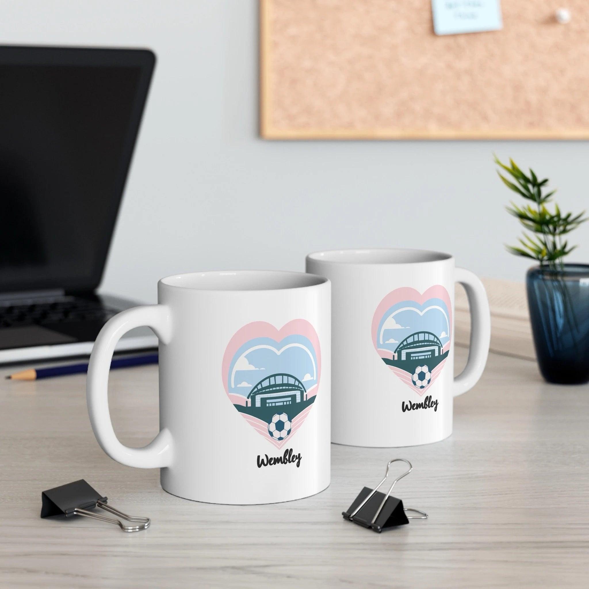 Wembley Stadium Tribute Mug – 11oz Ceramic Fan Gift | Buy Online from The Home Crafters