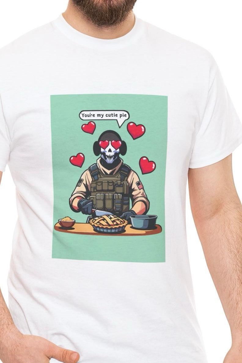 You're My Cutie Pie T-Shirt | Tactical Gamer Baking Tee | Buy Online from The Home Crafters