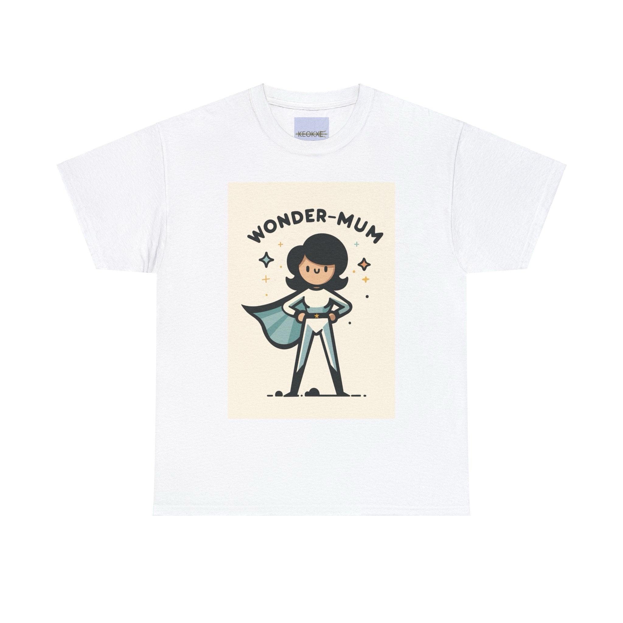 Wonder Mom T-Shirt | Superhero Mother Graphic Tee | Buy Online from The Home Crafters