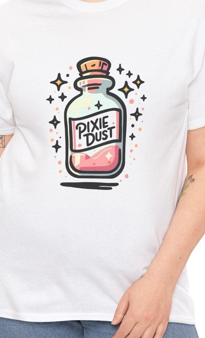 Pixie Dust Fairycore T-Shirt | Magical Potion Graphic Tee | Buy Online from The Home Crafters
