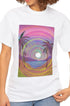 Psychedelic Seashore Beach T-Shirt | Trippy Ocean Tee | Buy Online from The Home Crafters