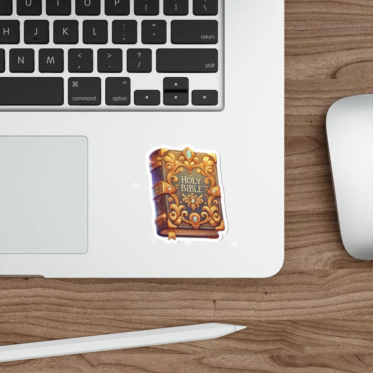 Cartoon Holy Bible Waterproof Sticker | Buy Online from The Home Crafters