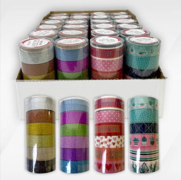Love to Craft Washi Tape Tube - 6pc