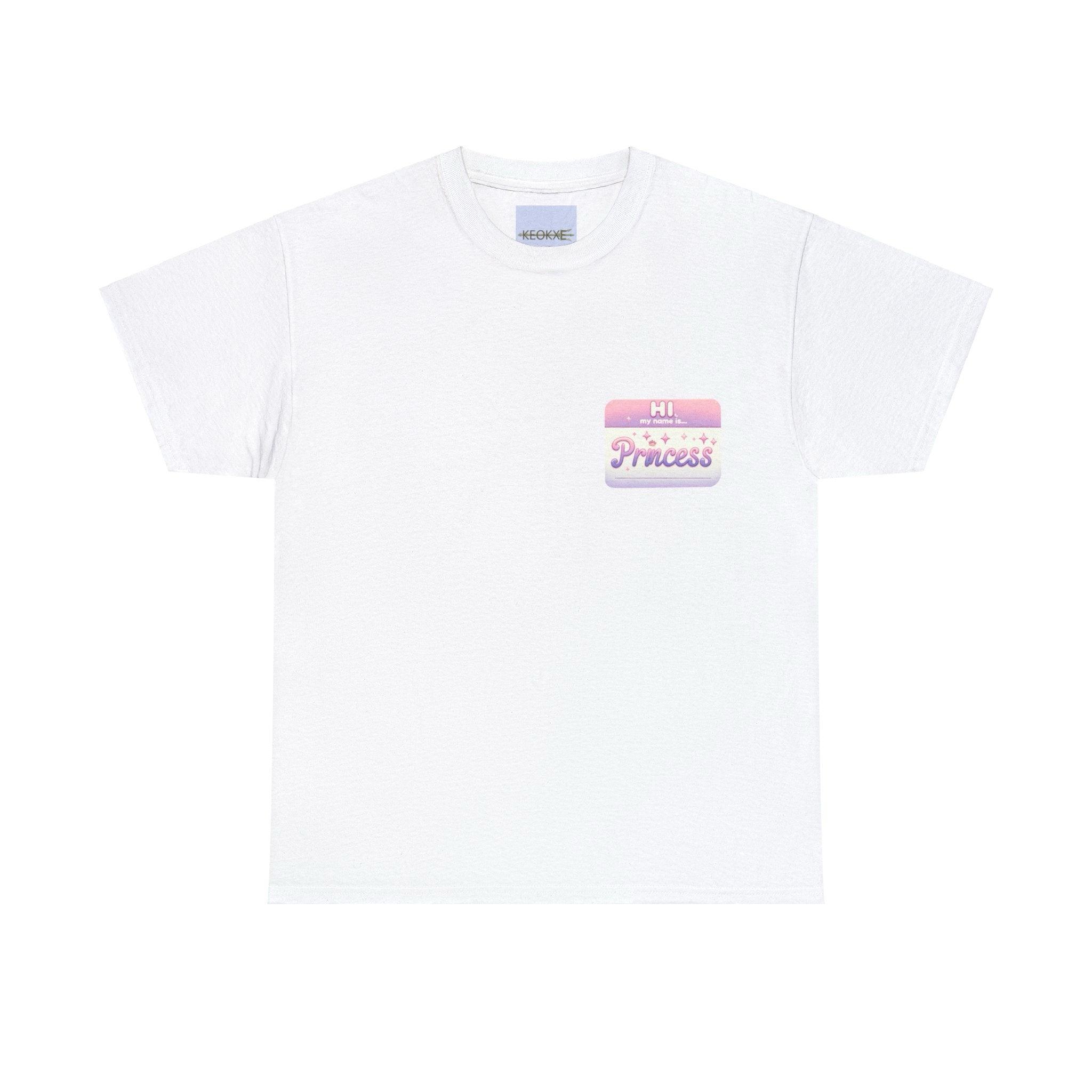 Hi, My Name Is Princess T-Shirt | Bold Pink Royal Tee | Buy Online from The Home Crafters