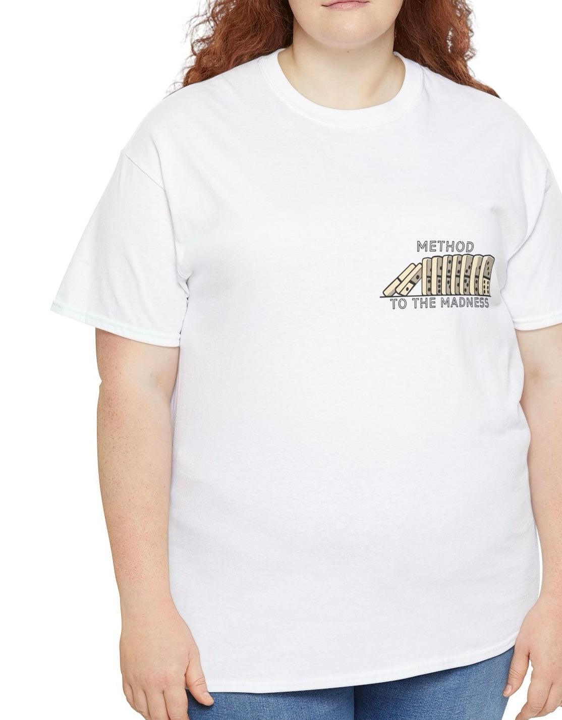 Method to the Madness T-Shirt – Domino Chaos Tee | Buy Online from The Home Crafters