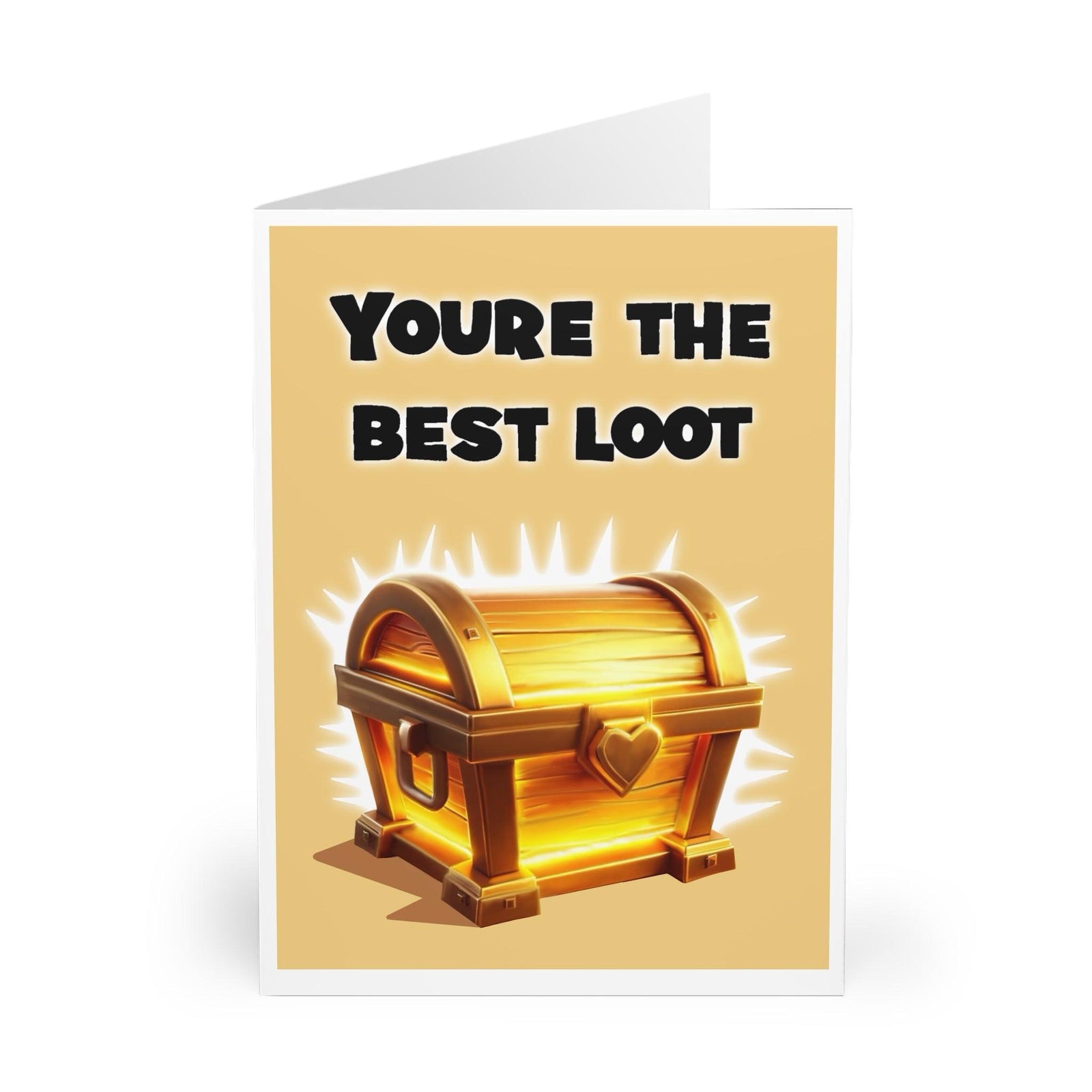 You're the Best Loot Card – Funny Gamer Love Greeting | Buy Online from The Home Crafters