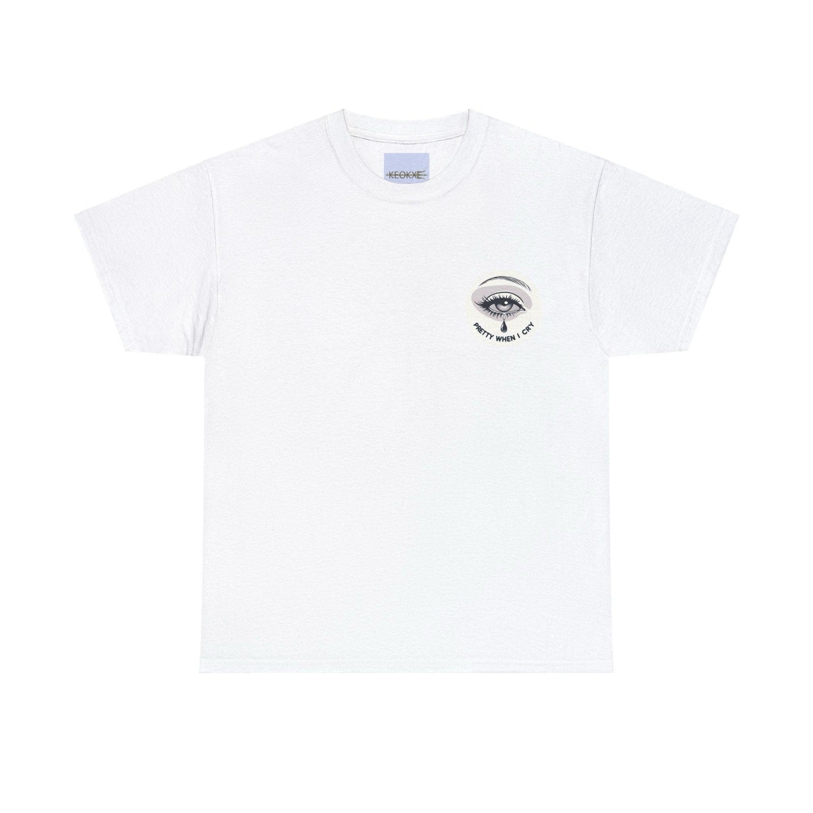 Pretty When I Cry T-Shirt | Sad Girl Soft Aesthetic Tee | Buy Online from The Home Crafters