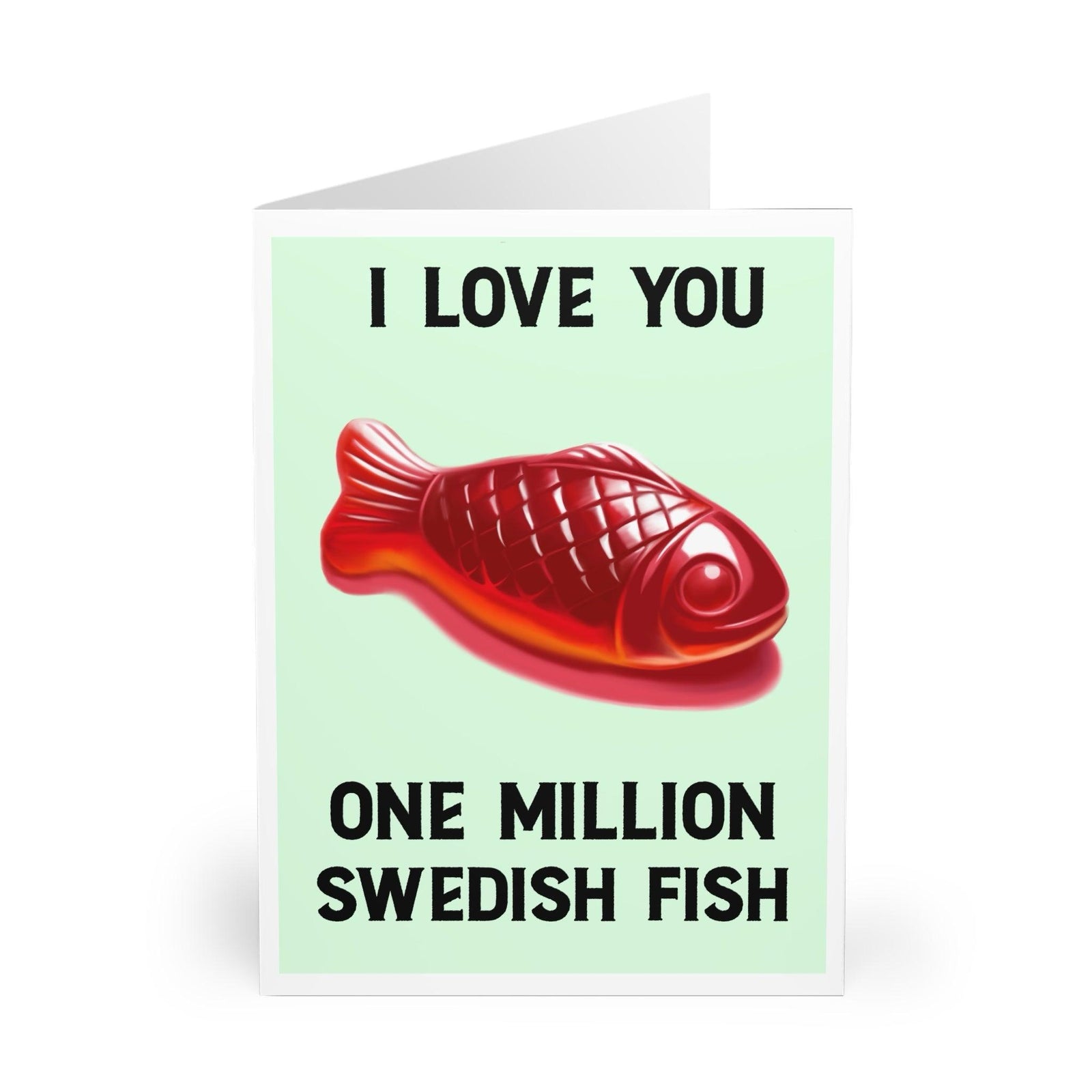 I Love You one million Swedish Fish Card | Buy Online from The Home Crafters