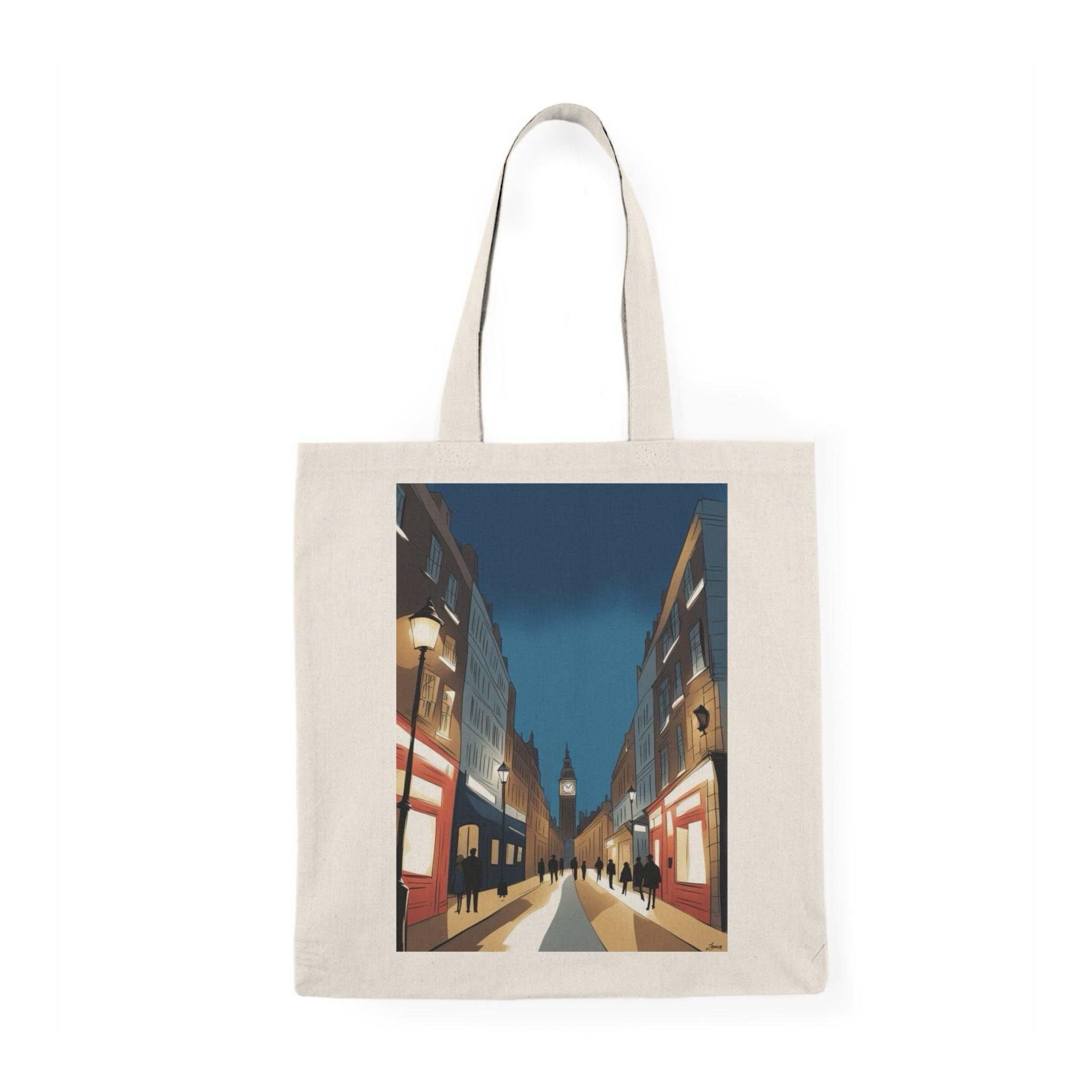 London Nightscape Tote – Skyline Cotton Bag | Buy Online from The Home Crafters