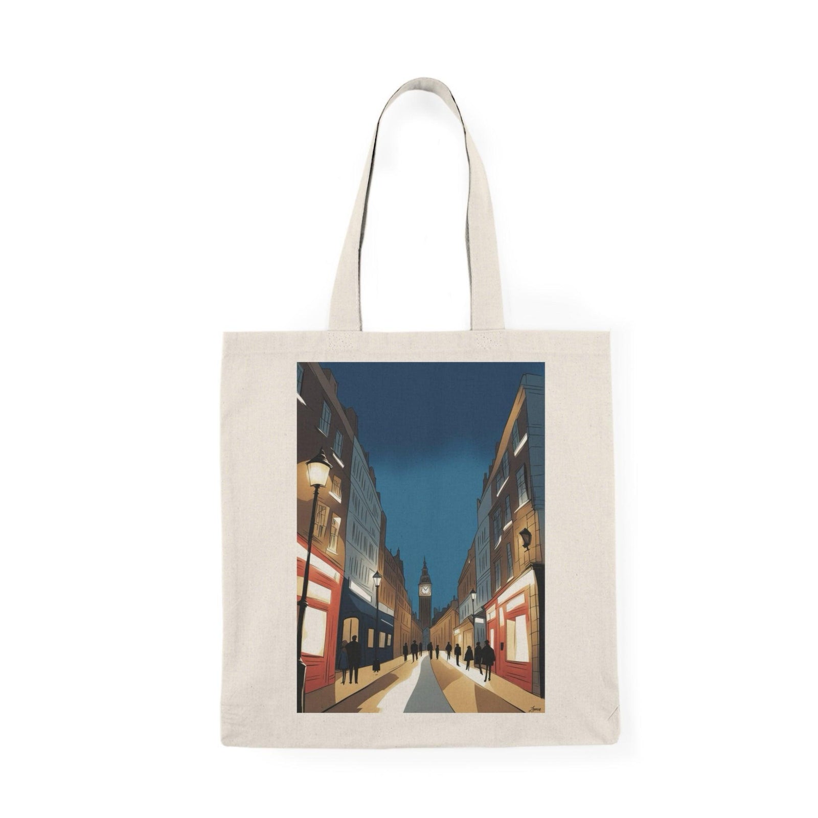 London Nightscape Tote – Skyline Cotton Bag | Buy Online from The Home Crafters