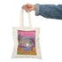Psychedelic Beach Tote – Vibrant Pink Palm Tree Bag | Buy Online from The Home Crafters