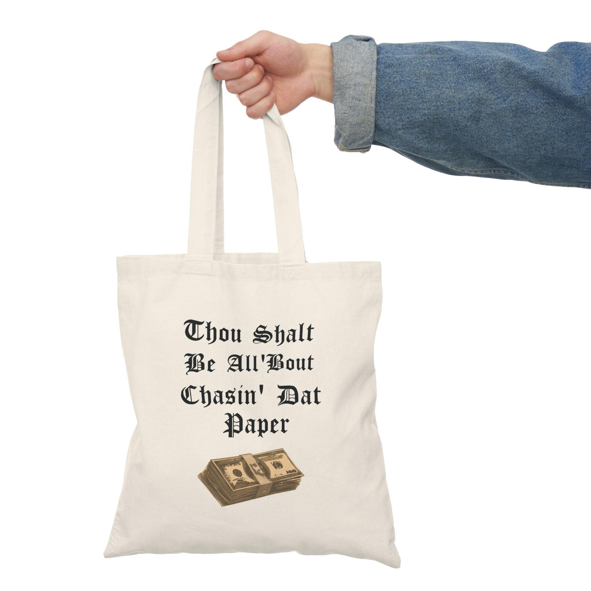 Medieval Hustle Tote – Thou Shalt Be All 'Bout That Paper | Buy Online from The Home Crafters