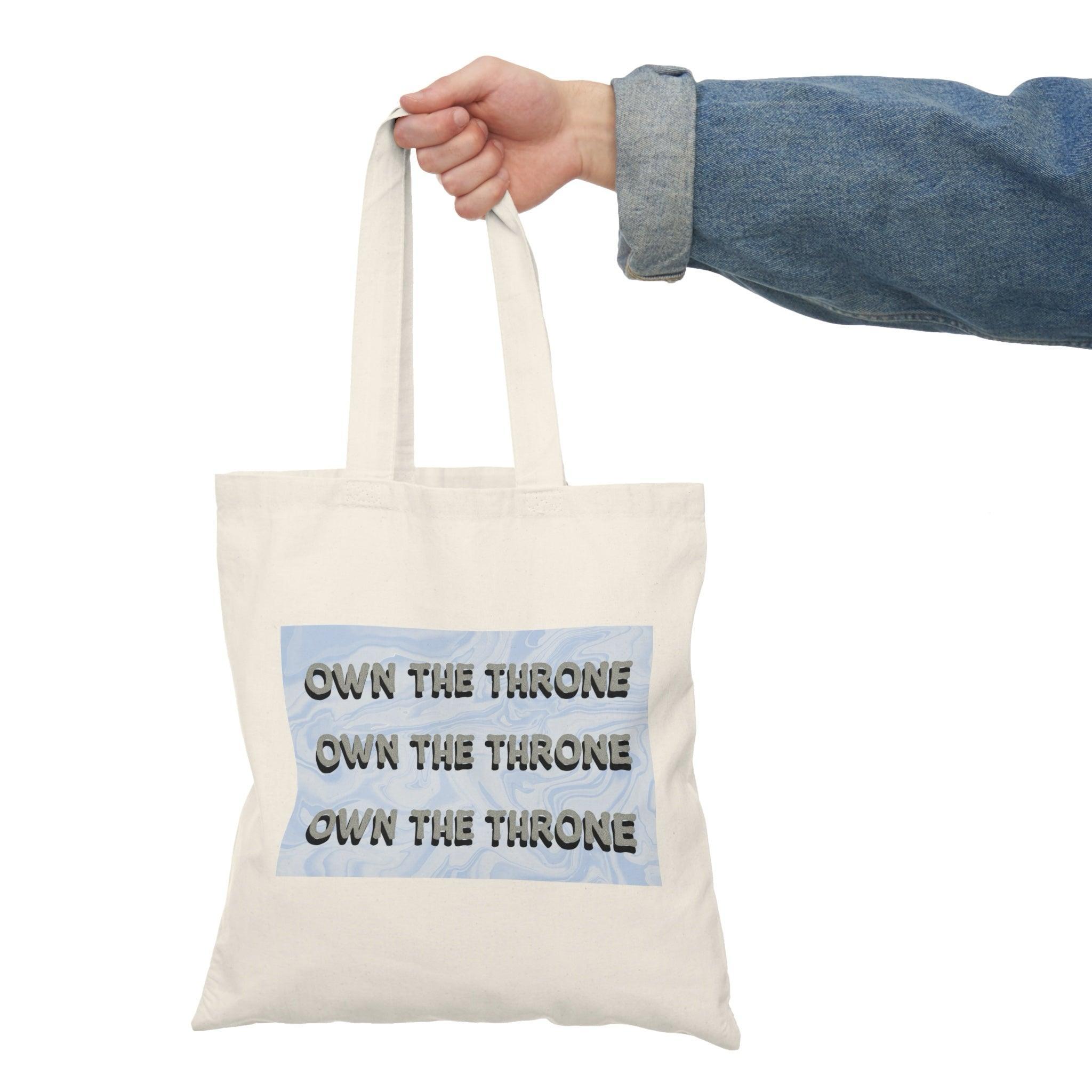Own the Throne – Empowering Recycled Cotton Tote | Buy Online from The Home Crafters