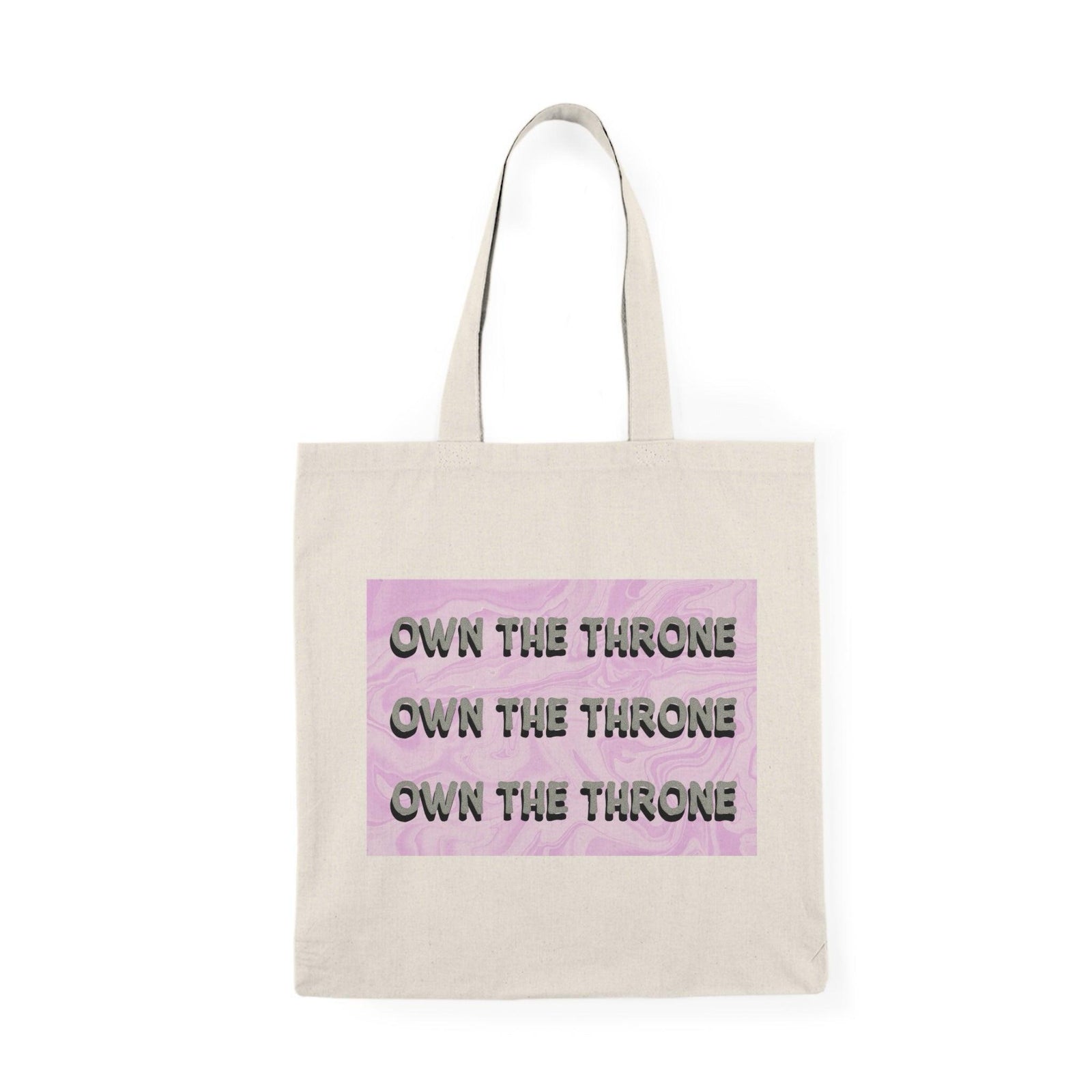 Own the Throne – Empowering Recycled Cotton Tote | Buy Online from The Home Crafters