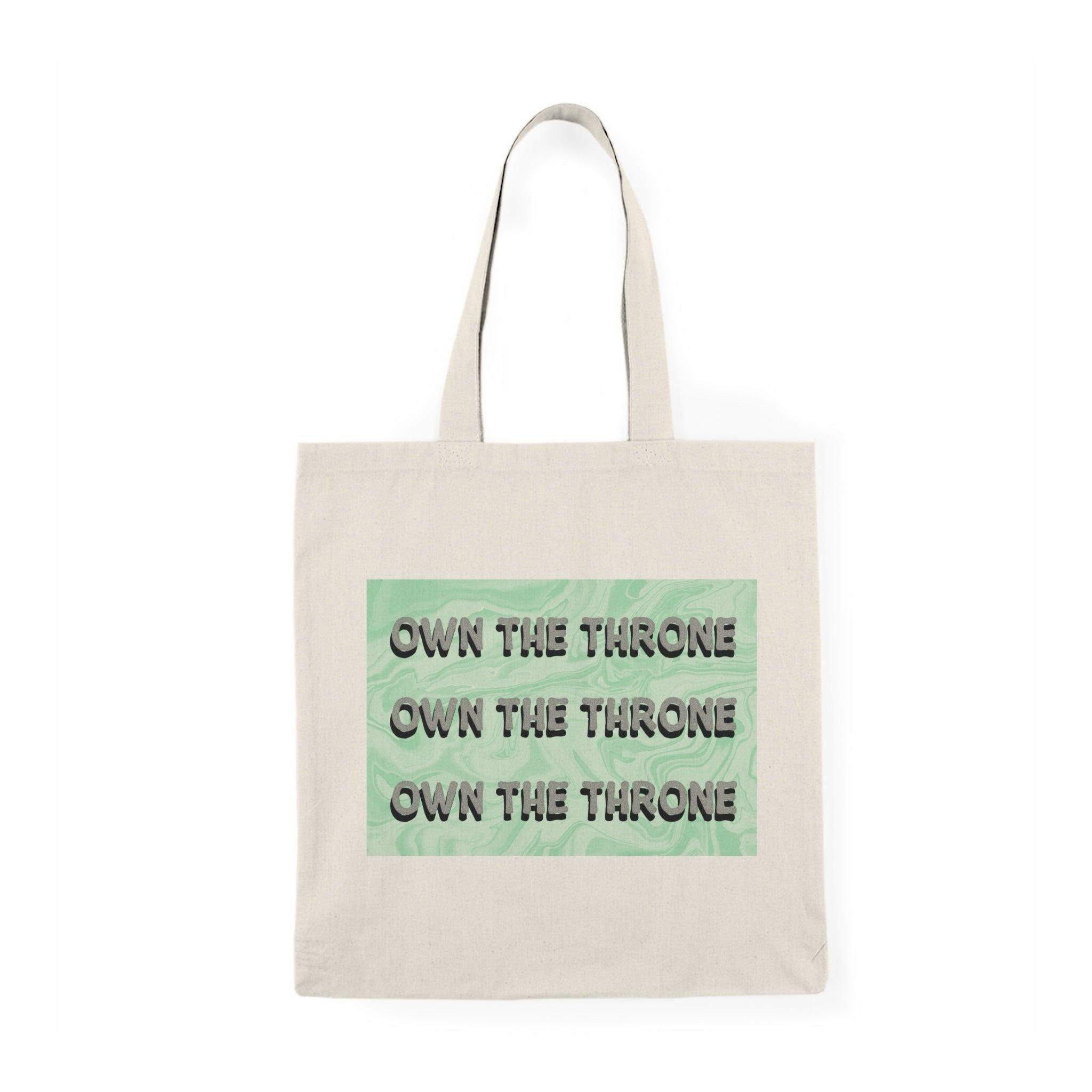 Own the Throne – Empowering Recycled Cotton Tote | Buy Online from The Home Crafters