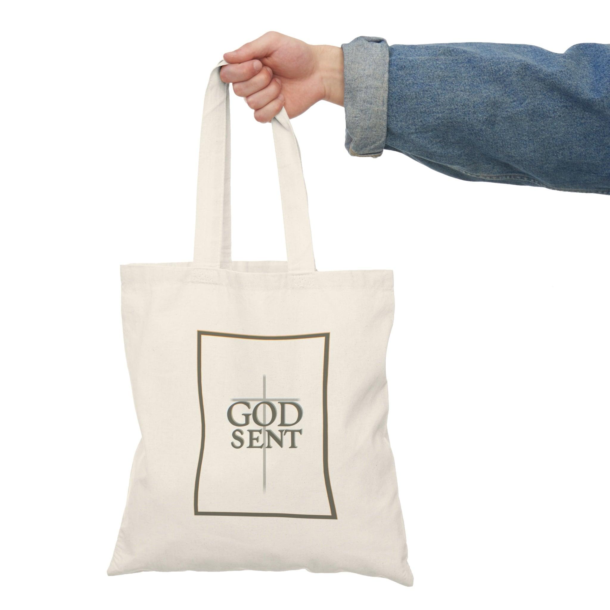 God Sent – Faith - Based Eco Cotton Tote Bag | Buy Online from The Home Crafters