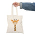 Giraffe Tote Bag – Elegant Wildlife Eco Shopper | Buy Online from The Home Crafters