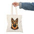 Cartoon German Shepherd Tote Bag – Dog Lover Eco Tote | Buy Online from The Home Crafters