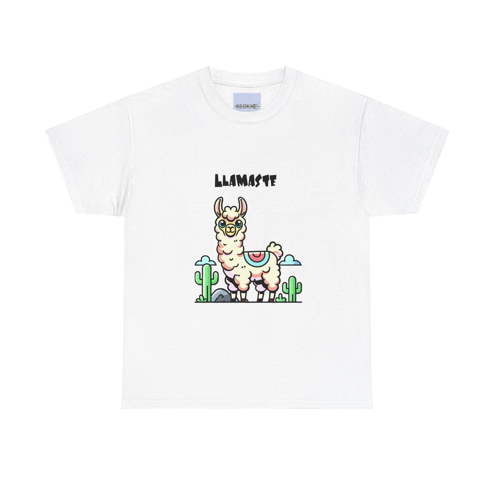 Llamaste – Peaceful & Playful Yoga T-Shirt | Buy Online from The Home Crafters