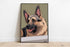 German Shepherd Cartoon Print | Loyal Dog Wall Art | Buy Online from The Home Crafters