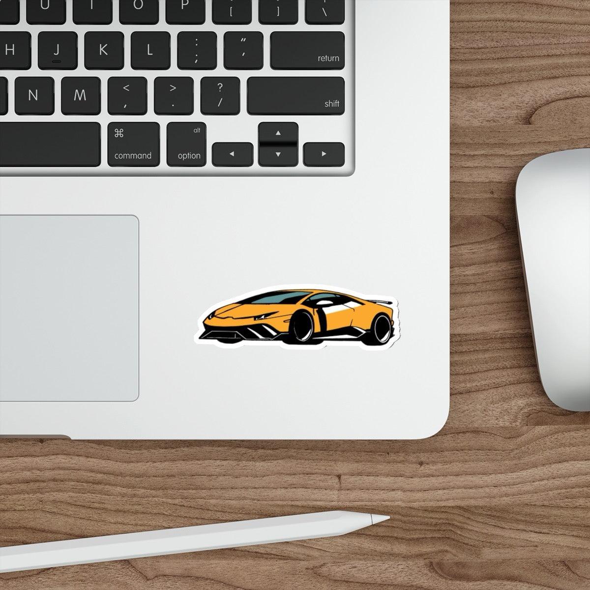 Minimalistic Lambo Sticker – Luxury Sports Car Vinyl Decal | Buy Online from The Home Crafters