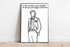 Prosperous Greetings – Suit & Money Humor Minimalist Print | Buy Online from The Home Crafters