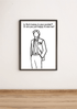 Prosperous Greetings – Suit & Money Humor Minimalist Print | Buy Online from The Home Crafters