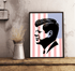JFK Patriotic Silhouette – Bold Wall Art Print | Buy Online from The Home Crafters