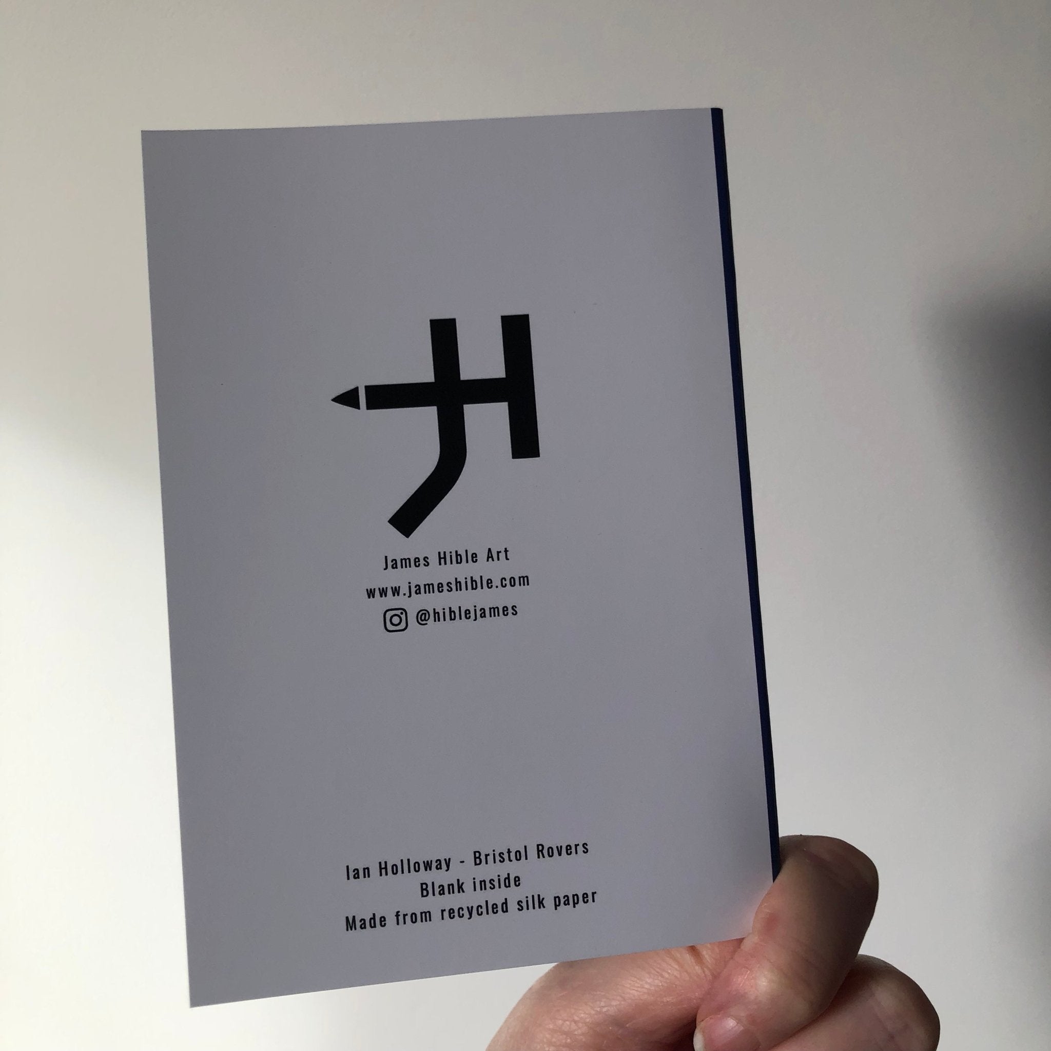 Ian Holloway - Football Legends A6 Greeting Card – Original Artwork by James Hible Art | Buy Online from The Home Crafters