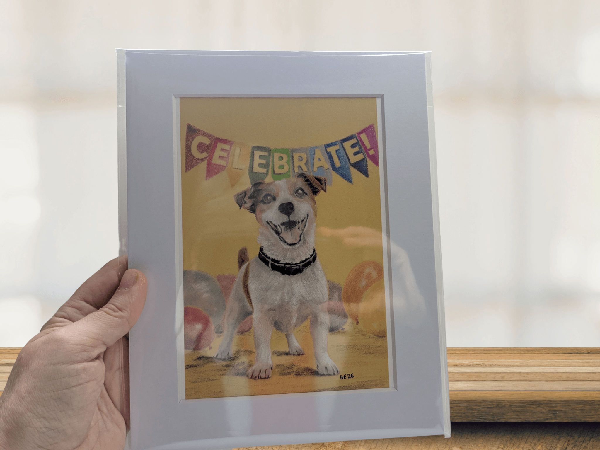Jack Russell Giclee Art Print - A5 | Buy Online from The Home Crafters