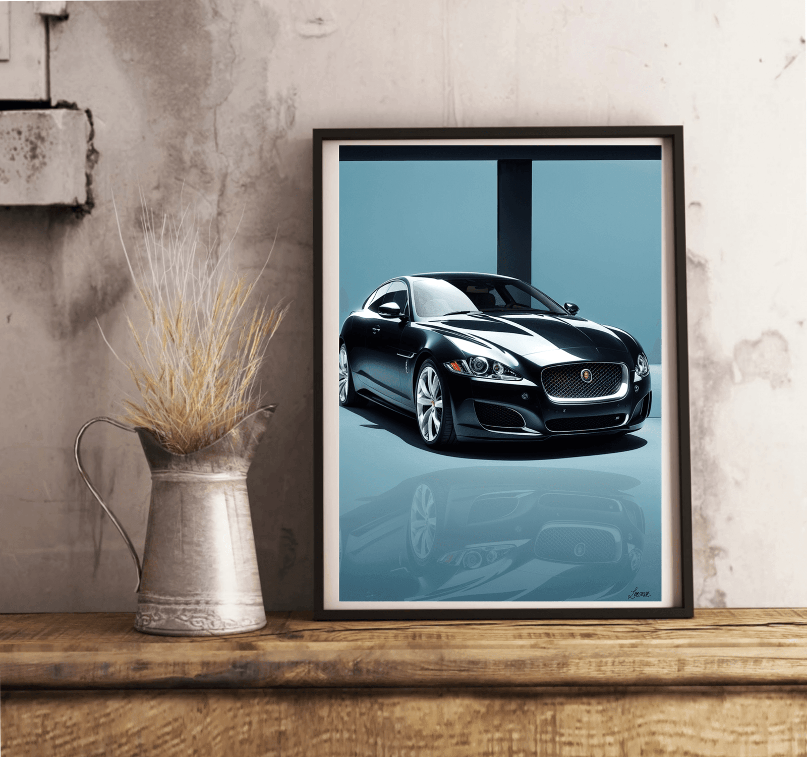 Luxury Car Wall Art | Sleek Showroom - Inspired Auto Print | Buy Online from The Home Crafters