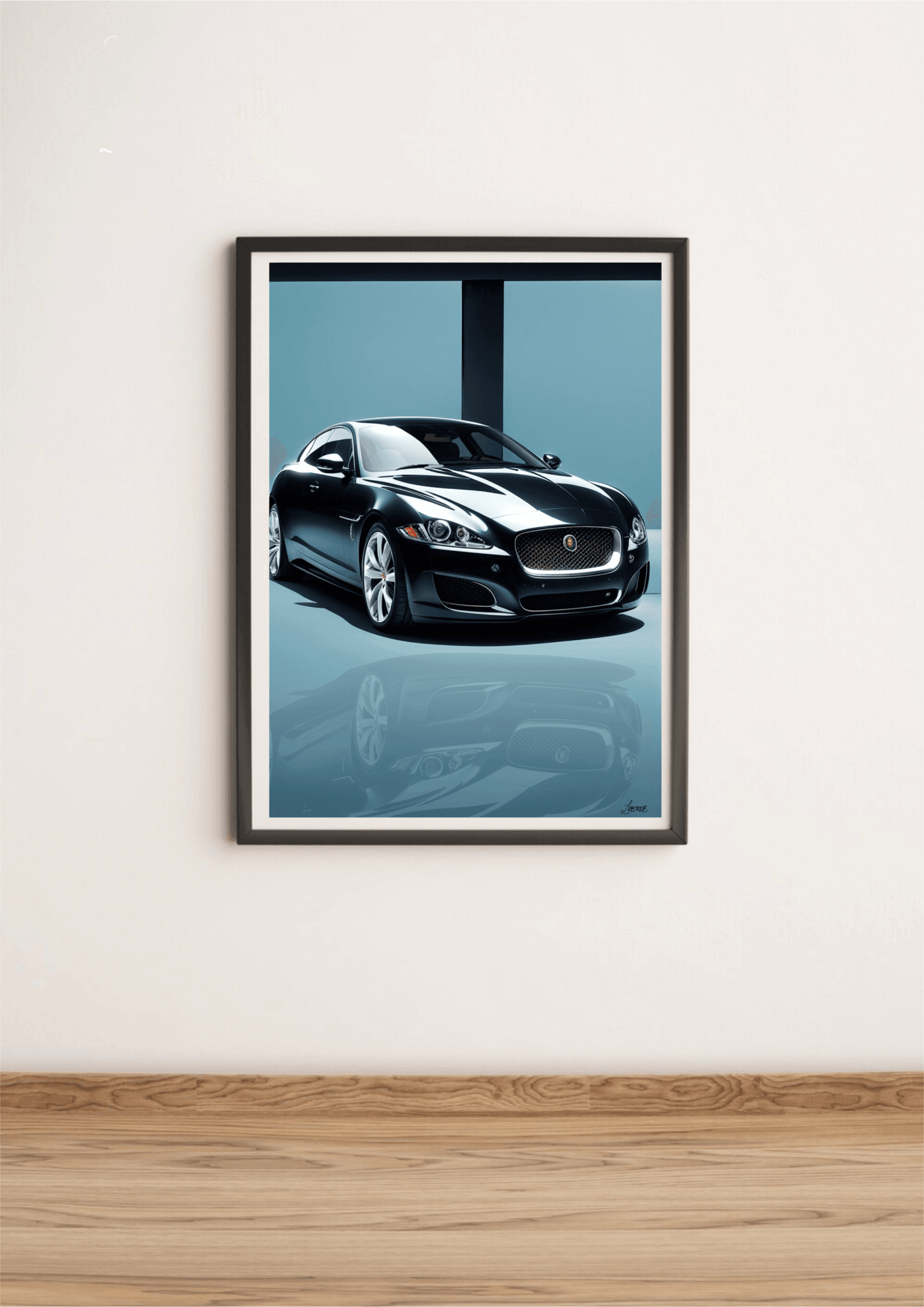 Luxury Car Wall Art | Sleek Showroom - Inspired Auto Print | Buy Online from The Home Crafters