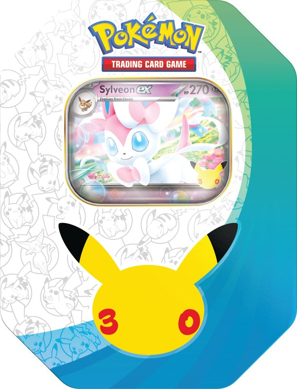 Pokemon TCG: 30th Celebration Sylveon ex Tin