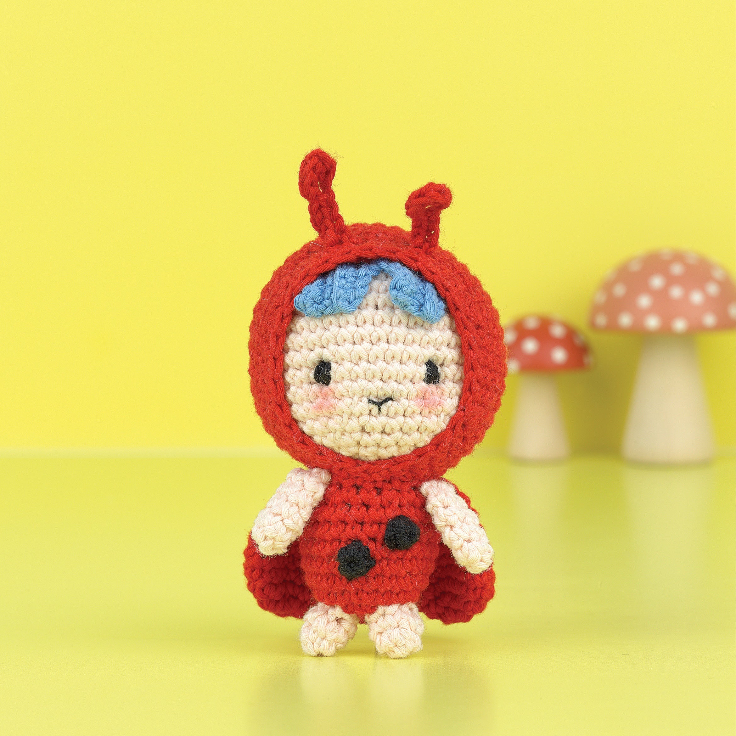 Knitty Critters Hello Adorables Crochet Kit: Rosie Ladybird