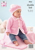 King Cole Babies Jackets, Hat, Leggings & Blanket Knitting Pattern 5964 - Double Knit | Buy Online from The Home Crafters