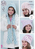 King Cole Easy Knit Childs Scarf and Hats Knitting Pattern 4538 - Yummy Chunky | Buy Online from The Home Crafters