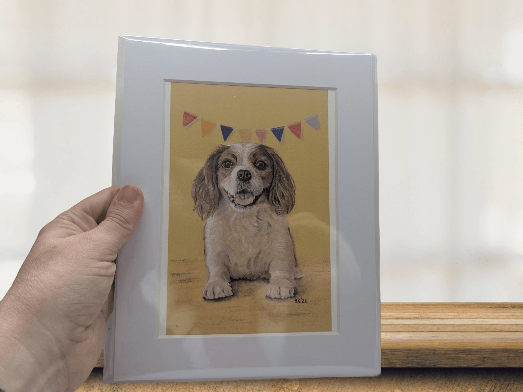 King Charles Giclee Art Print - A5 | Buy Online from The Home Crafters