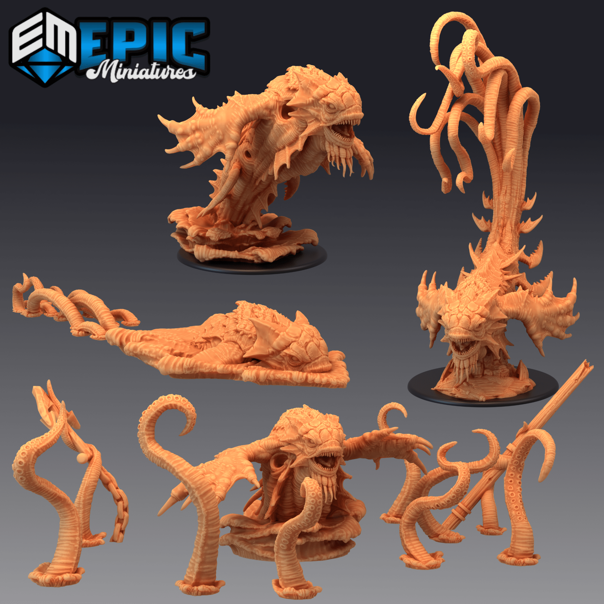 Kraken Classis - Epic Dungeons & Dragons Miniature | Fantasy Tabletop Gaming | Epic Miniatures | Buy Online from The Home Crafters