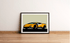 Sleek Speed Art Print | Minimalist Lamborghini Wall Poster | Buy Online from The Home Crafters